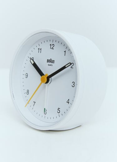 Braun BC12 클래식 아날로그 알람 시계  화이트 bru0355005