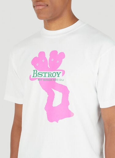Teddy (B).ear T-Shirt Bstroy Teddy (B).ear T-Shirt White bst0350008