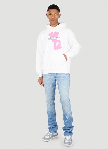 Teddy (B).ear Hooded Sweatshirt Bstroy Teddy (B).ear Hooded Sweatshirt White bst0350010