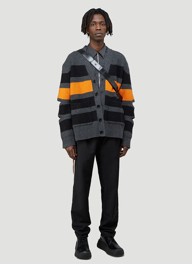 Maton Knitted Cardigan Burberry Maton Knitted Cardigan Grey bur0143021