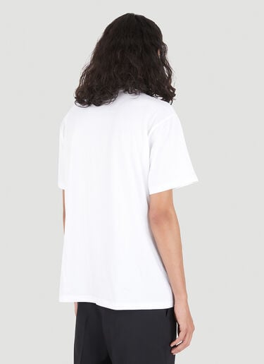 B Motif T-Shirt Burberry B Motif T-Shirt White bur0146097