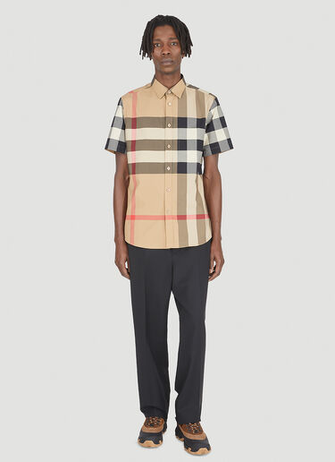 Somerset Check Shirt Burberry Somerset Check Shirt Beige bur0147029