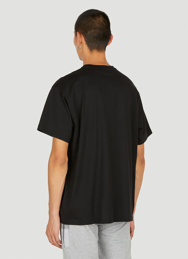 Burberry 로고 프린트 티셔츠 블랙 bur0149025