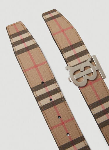 TB モノグラムチェックベルト Burberry TB モノグラムチェックベルト ベージュ bur0150049