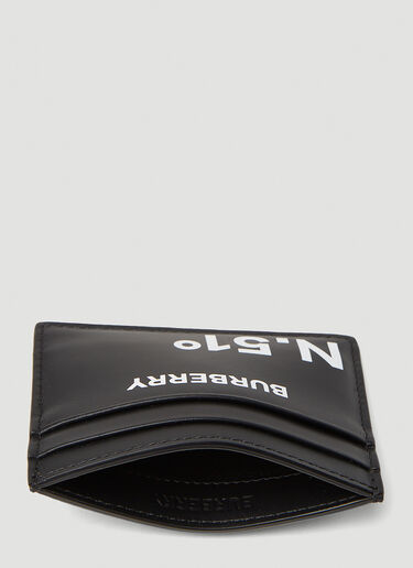 Coordinates Print Cardholder Burberry Coordinates Print Cardholder Black bur0151100
