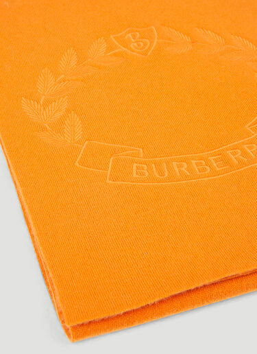Burberry Ghost Crest 围巾 橙 bur0151127