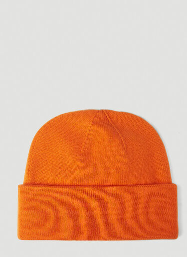 Ghost Crest Beanie Hat Burberry Ghost Crest Beanie Hat Orange bur0151137