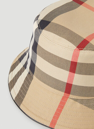 格纹渔夫帽 Burberry 格纹渔夫帽 米 bur0152002