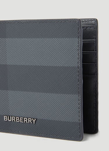 체크 반지갑 Burberry 체크 반지갑 그레이 bur0152005