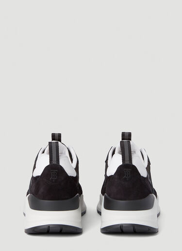 Burberry 格纹网布运动鞋 黑色 bur0152008