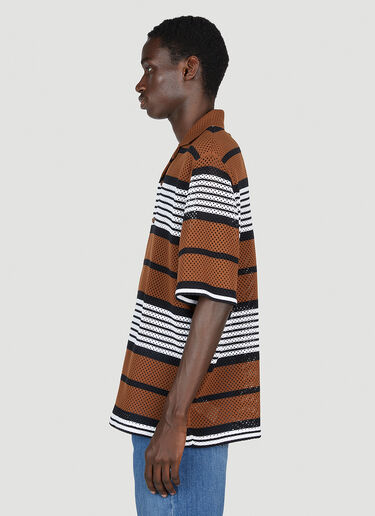Burberry Logo Stripe Shirt Brown bur0152038