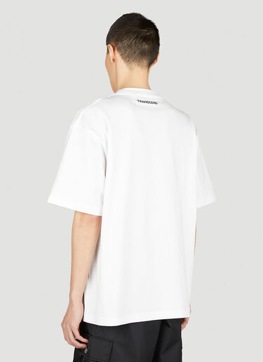 Logo Print T-Shirt Burberry Logo Print T-Shirt White bur0152049
