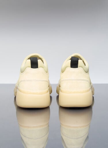 Suede Foam Sneakers Burberry Suede Foam Sneakers Yellow bur0155066