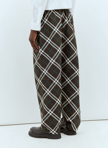 Check Twill Pants Burberry Check Twill Pants Grey bur0157008