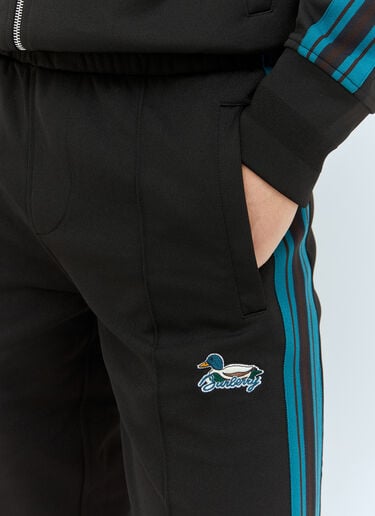Striped Jersey Track Pants Burberry Striped Jersey Track Pants Black bur0157011