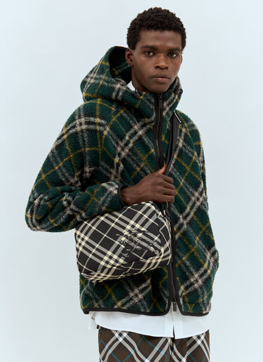 Burberry 체크 크로스바디 백 블랙 bur0157041