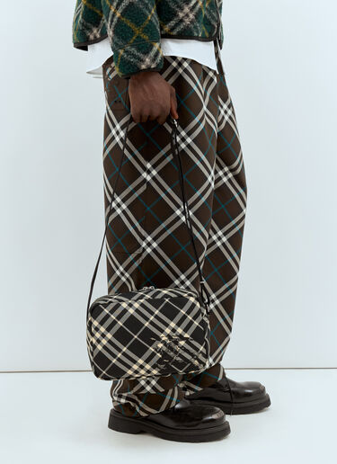 Check Crossbody Bag Burberry Check Crossbody Bag Black bur0157041