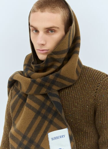Burberry 체크 캐시미어 스카프 그린 bur0158019