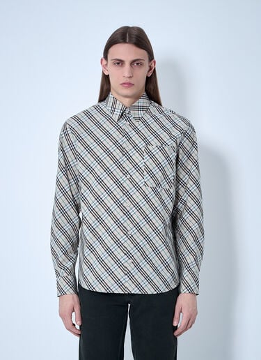 Check Shirt Burberry Check Shirt Brown bur0159009