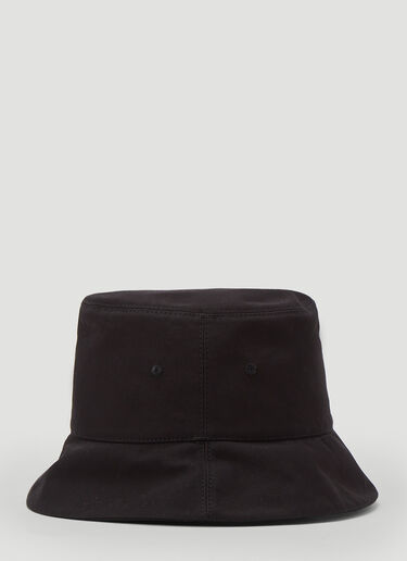 Reversible Logo-Print Bucket Hat Burberry Reversible Logo-Print Bucket Hat Black bur0243025