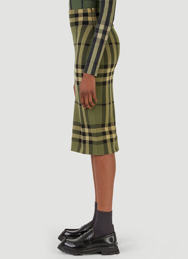 Check Skirt Burberry Check Skirt Green bur0245017