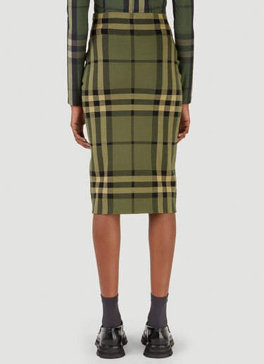 Check Skirt Burberry Check Skirt Green bur0245017