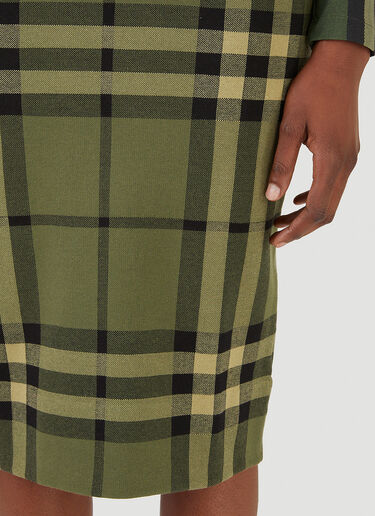 Check Skirt Burberry Check Skirt Green bur0245017