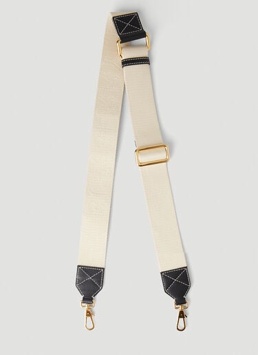 Logo Appliqué Bag Strap Burberry Logo Appliqué Bag Strap Natural bur0249042