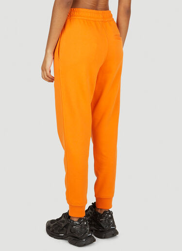 Logo Embroidered Track Pants Burberry Logo Embroidered Track Pants Orange bur0251011