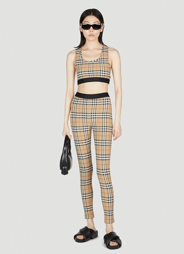 Burberry 체크 레깅스 베이지 bur0252067