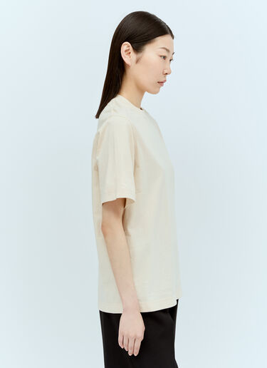 EKD Cotton T-Shirt Burberry EKD Cotton T-Shirt Cream bur0255028