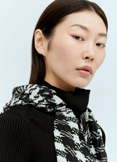 围巾罗纹针织衫 Burberry 围巾罗纹针织衫 黑色 bur0255039