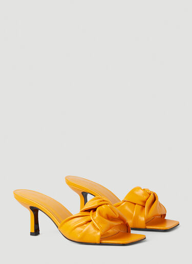 Lana Mid Heel Mules BY FAR Lana Mid Heel Mules Orange byf0247028