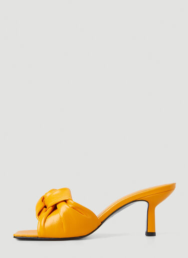 Lana Mid Heel Mules BY FAR Lana Mid Heel Mules Orange byf0247028