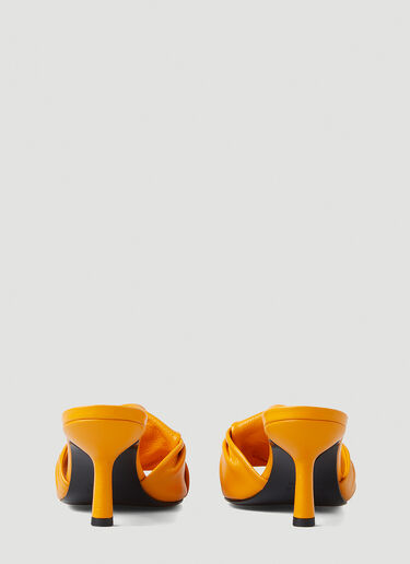 Lana Mid Heel Mules BY FAR Lana Mid Heel Mules Orange byf0247028