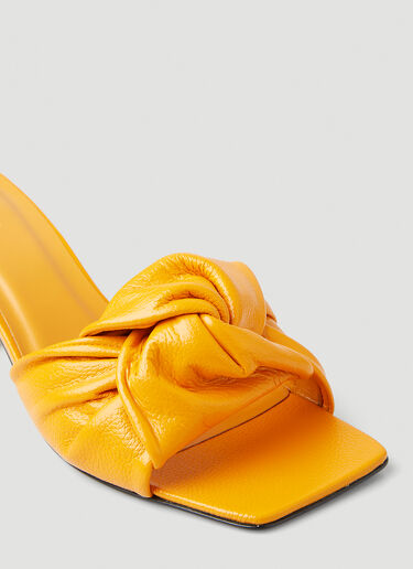 Lana Mid Heel Mules BY FAR Lana Mid Heel Mules Orange byf0247028
