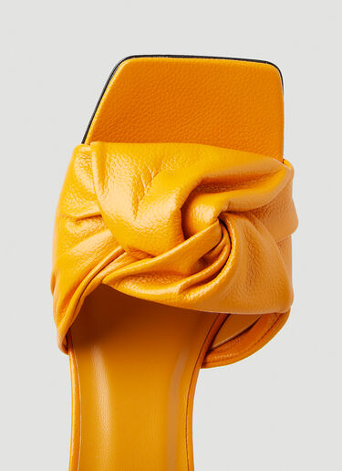 Lana Mid Heel Mules BY FAR Lana Mid Heel Mules Orange byf0247028