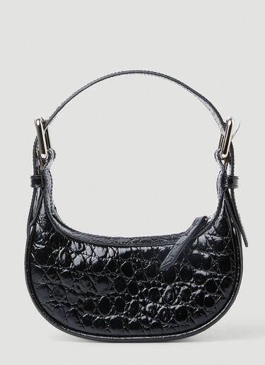 Soho Circular Mini Shoulder Bag BY FAR Soho Circular Mini Shoulder Bag Black byf0248006