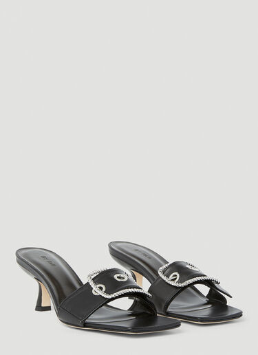 Davina Buckle Mules BY FAR Davina Buckle Mules Black byf0249025