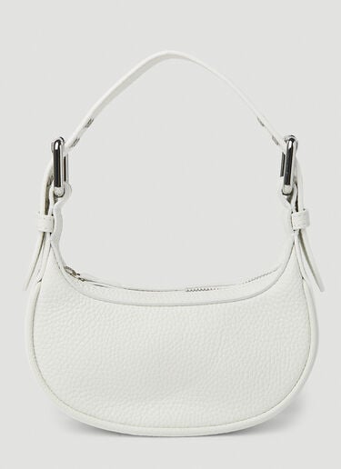 BY FAR Mini Soho Shoulder Bag White byf0251015