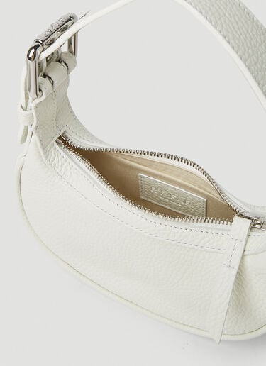 BY FAR Mini Soho Shoulder Bag White byf0251015
