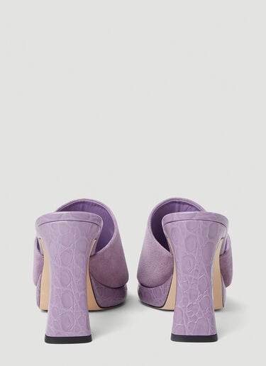 BY FAR Beliz High Heel Mules Lilac byf0251027