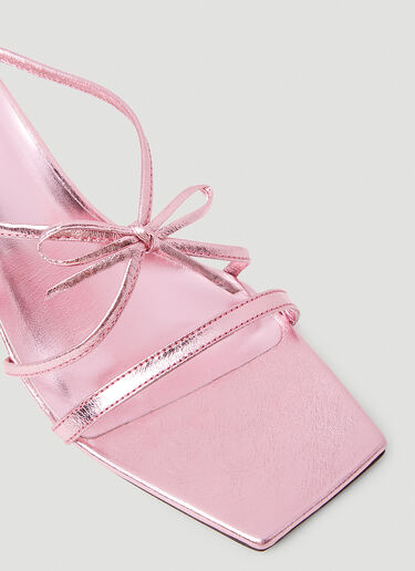 June Metallic Open Toe Sandals BY FAR June Metallic Open Toe Sandals Pink byf0252023