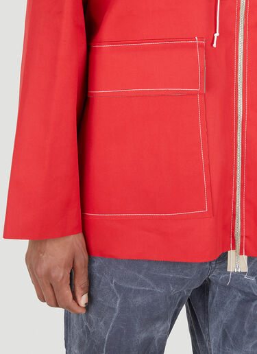 Hooded Rain Jacket Camiel Fortgens Hooded Rain Jacket Red caf0148001