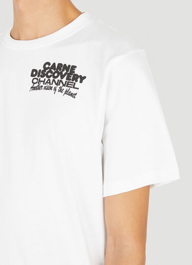 Carne Discovery Channel T-Shirt Carne Bollente Carne Discovery Channel T-Shirt White cbn0350005