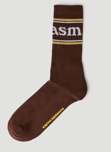 Orgasm Socks Carne Bollente Orgasm Socks Brown cbn0352004
