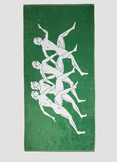 Running From Love Towel Carne Bollente Running From Love Towel Green cbn0352011