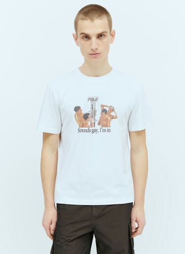 Sounds Gay, I'm In T-Shirt Carne Bollente Sounds Gay, I'm In T-Shirt White cbn0356002