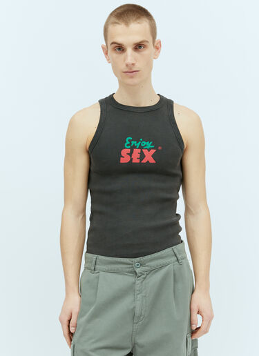 Enjoy! Tank Top Carne Bollente Enjoy! Tank Top Black cbn0356004