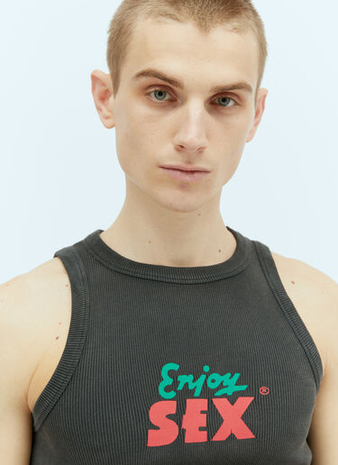 Enjoy! Tank Top Carne Bollente Enjoy! Tank Top Black cbn0356004